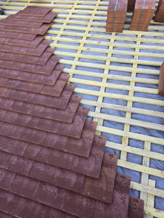 réalisation d'un toit de haute qualité